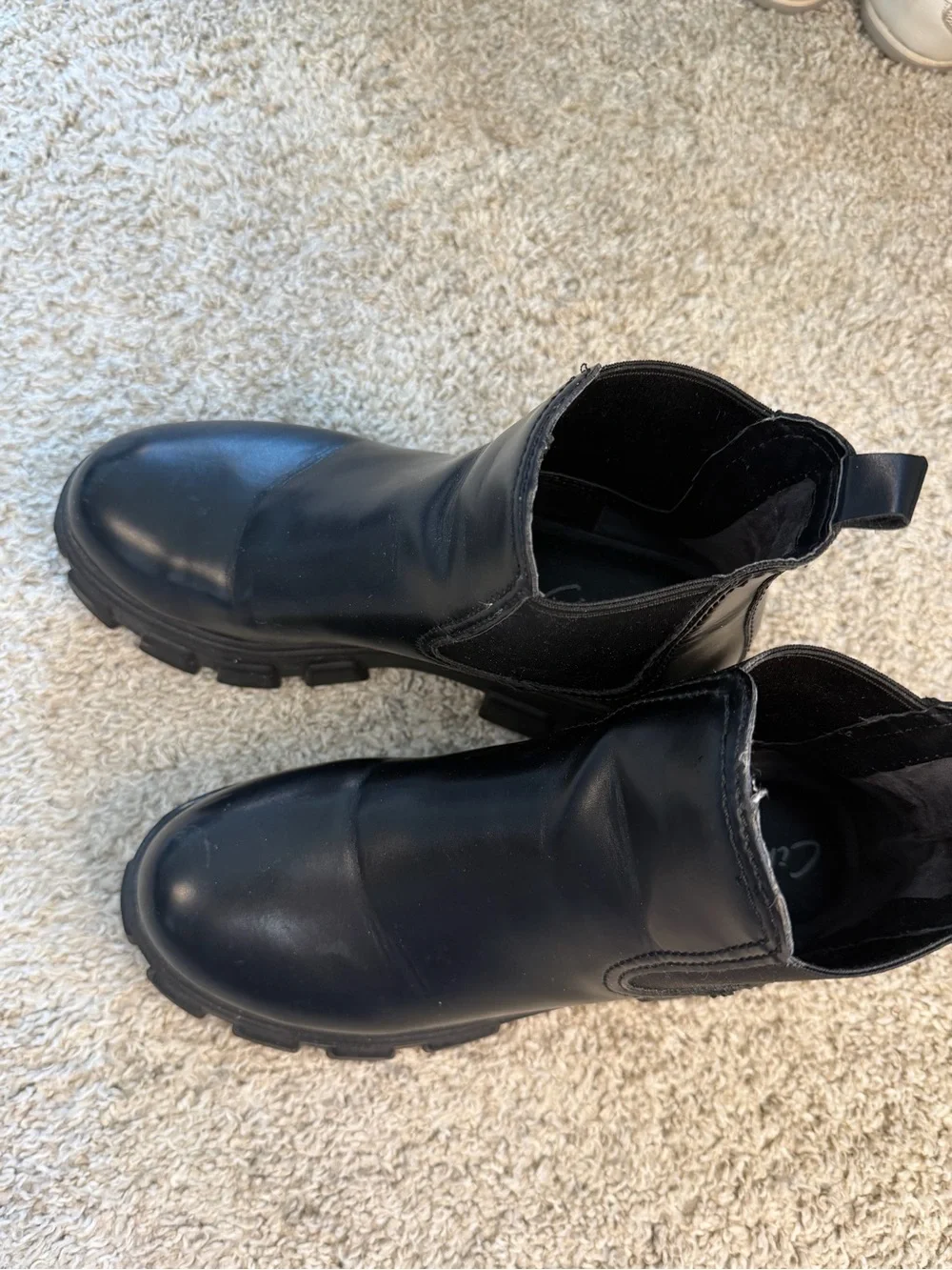Circus NY Black Chunky Chelsea Boots Women’s 7.5